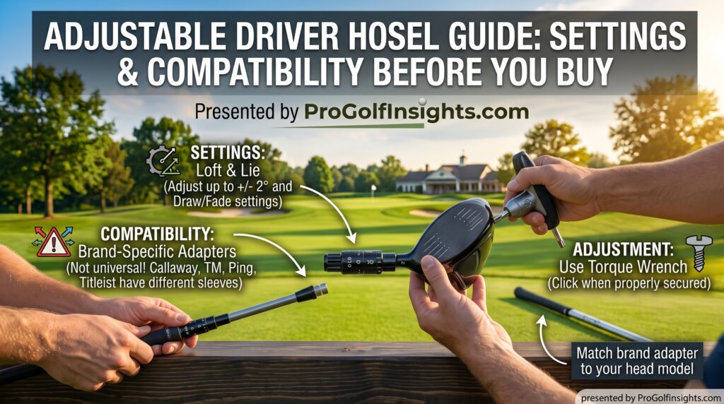 Adjustable Driver Hosel Guide Settings and Compatibility Before You Buy
