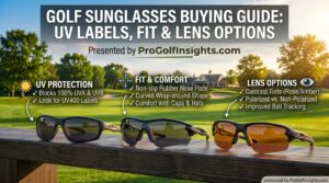 Golf Sunglasses Buying Guide UV Labels, Fit and Lens Options