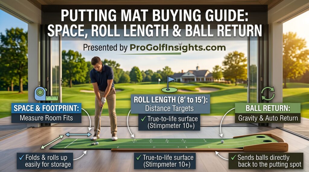 Putting Mat Buying Guide: Space, Roll Length and Ball Return